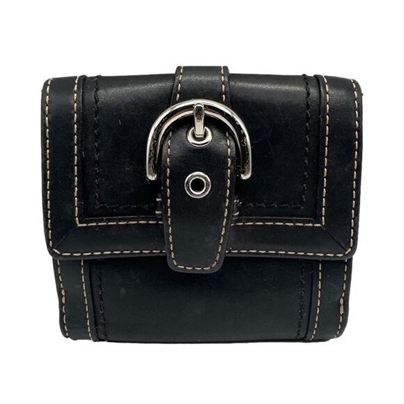 Vintage COACH y2k Soho Black Wallet - Picture 1 of 9